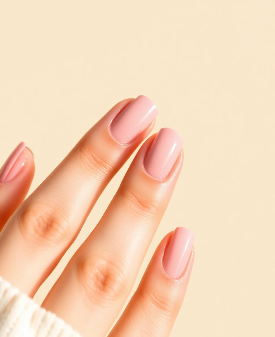 Manichiură gel blush